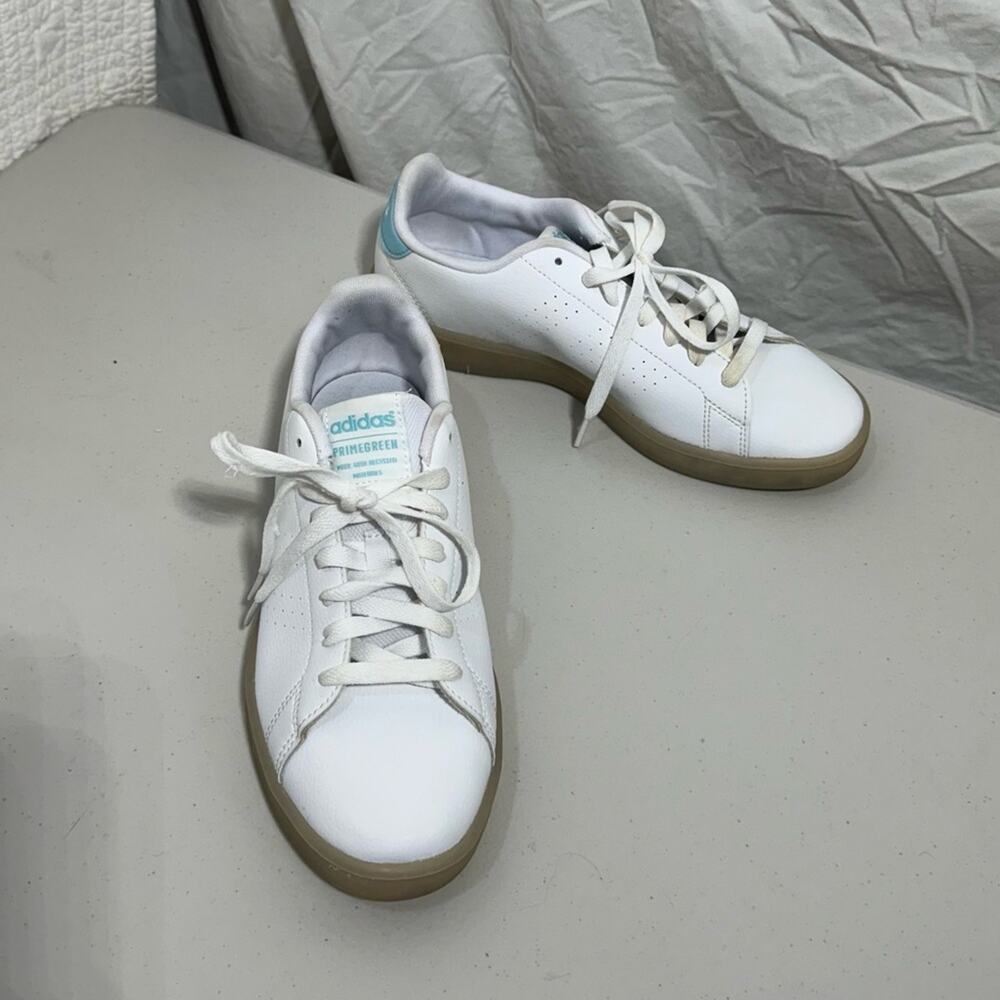 Adidas White Sneakers Primegreen Women’s Size 9.5 Athletic Sports Casual Running